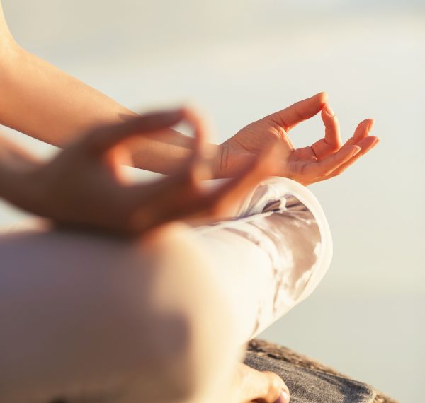 women yoga session